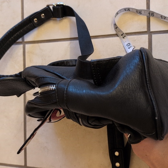 Loungefly Disney Minnie Mouse Backpack Black Red Bow Mickey Studs And Ears - Picture 9 of 16